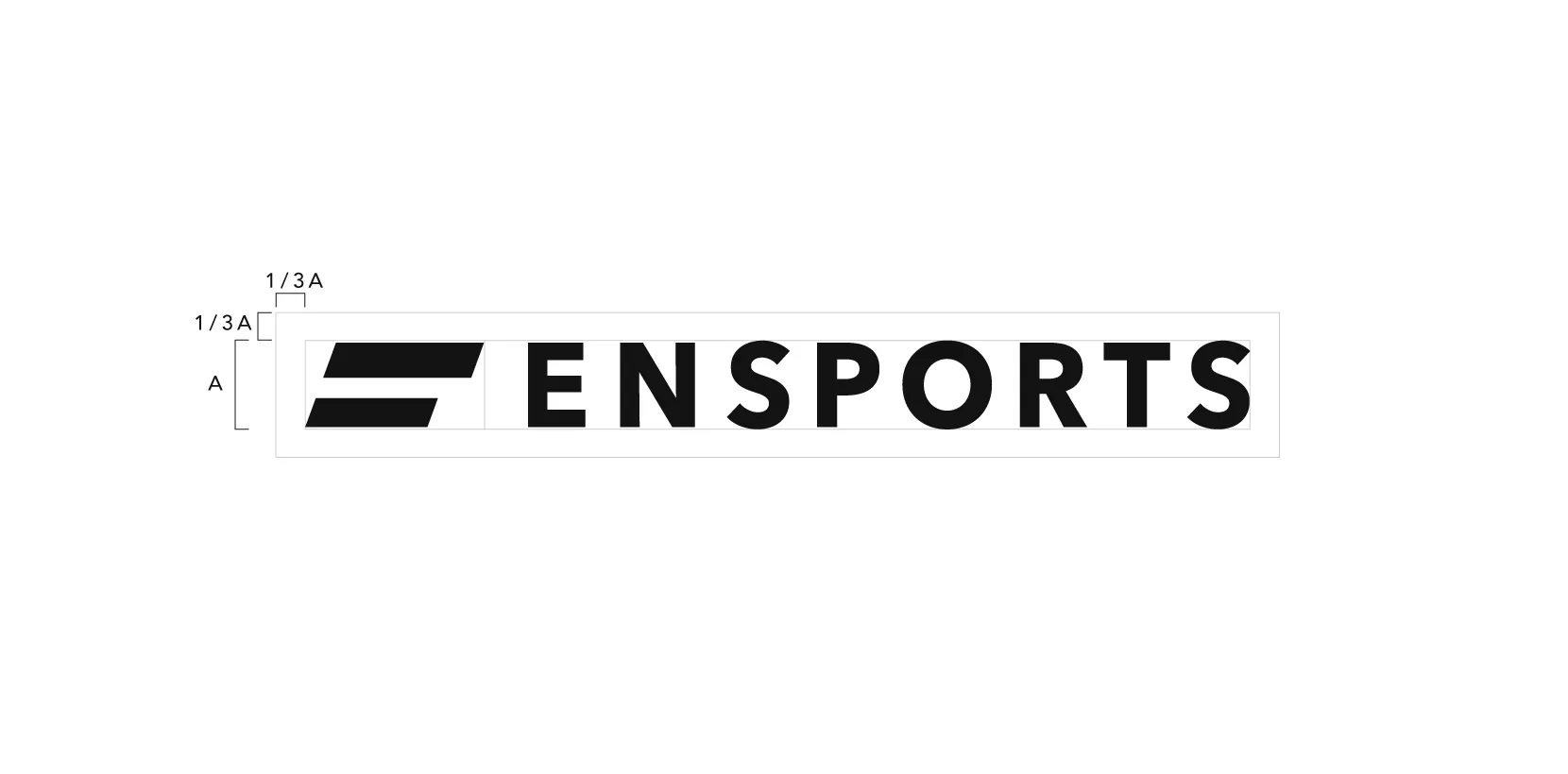 ENSPORTS ロゴ（基本ロゴ）のアイソレーション